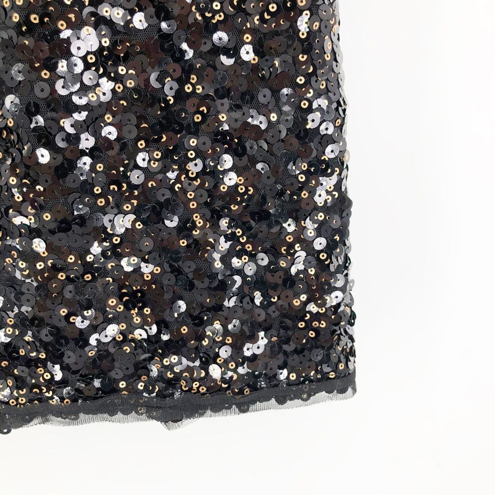 NBD x Revolve Dress Sloan Black Sequin Slip Mini - Picture 5 of 8